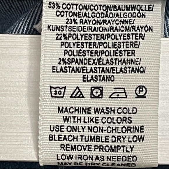 Free People Denim Mini Skirt Size 2 - Picture 9 of 9